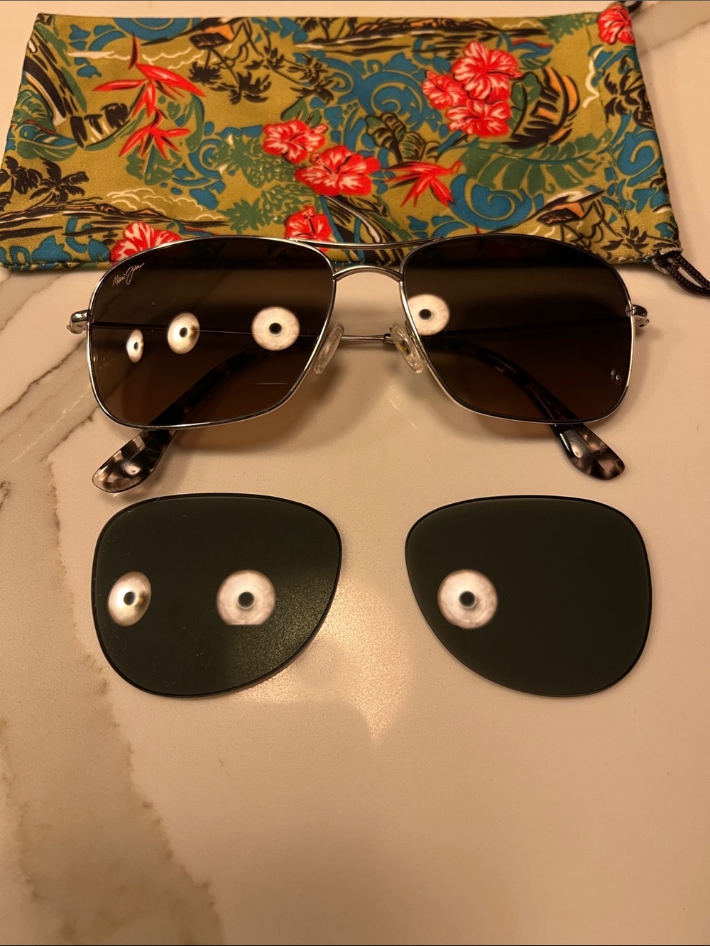Maui Jim Silver Frame Wiki Wiki Sunglasses